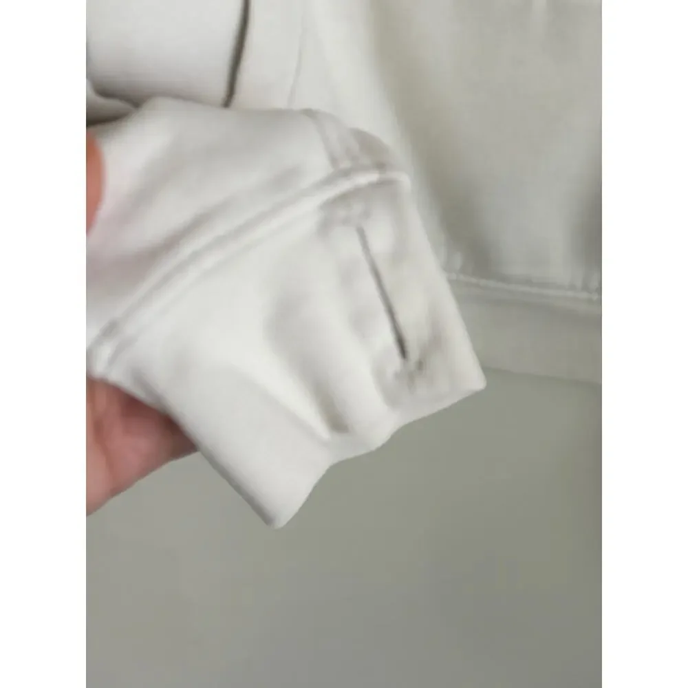 Lululemon Scuba Oversized Funnel Neck Half Zip Sweatshirt Natural Ivory XS / S - Picture 6 of 11